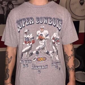 Dallas Cowboys shirt Grey lee sport vintage 90s